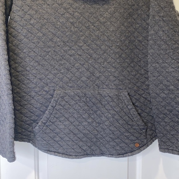 Orvis Quilted Cowl Pullover Sweatshirt With Front Pocket size M - Picture 3 of 4